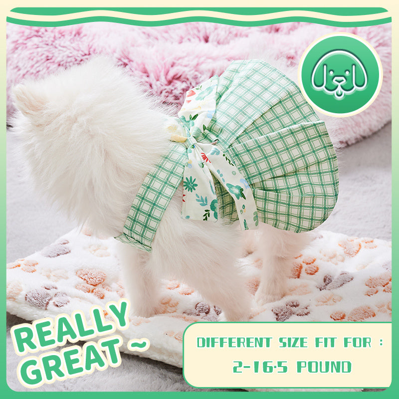 Summer Small Dog Clothes Pet Harness With Leash Puppy Dresses Cute Outdoor Clothing Pet Dress Puppy Chihuahua Costume Dog Item Purrfect Pawz