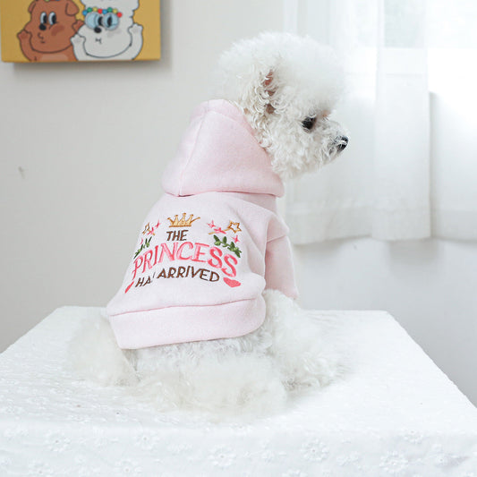Pet Clothes Dog Cat Clothes Hooded Little Princess Sweater Purrfect Pawz