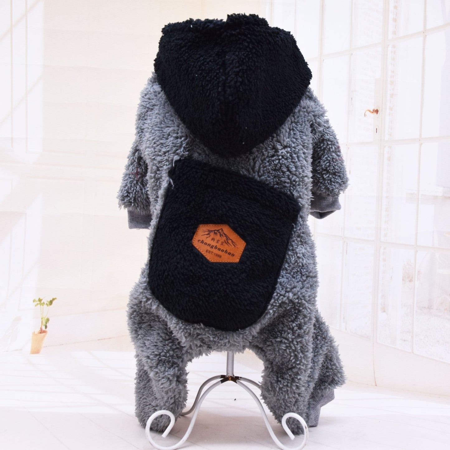 Plush Cotton Thickened Dog Clothes Cat Feet Casual Four Legged Clothes Purrfect Pawz