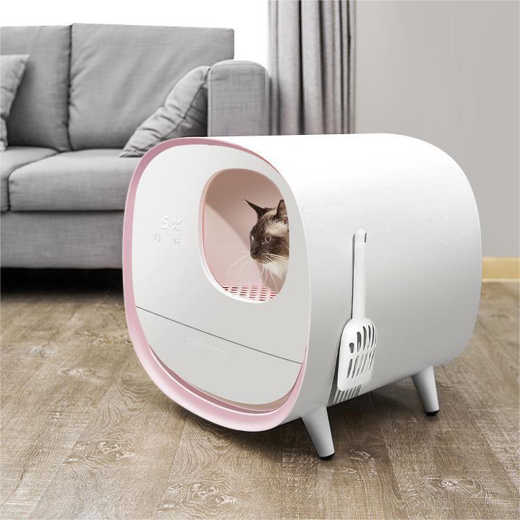 Smart Litter Box Extra Large Deodorant And Spatter Proof Purrfect Pawz