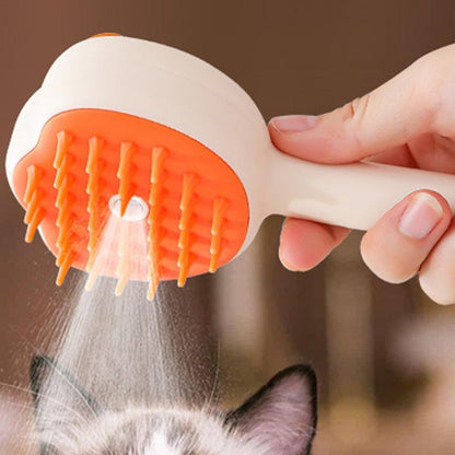 Cats Steamy Brush Dogs Steam Brush Electric Sprayer For Massage Pet Grooming Tool Shedding Electric Sprays Cats Massage Combs Purrfect Pawz