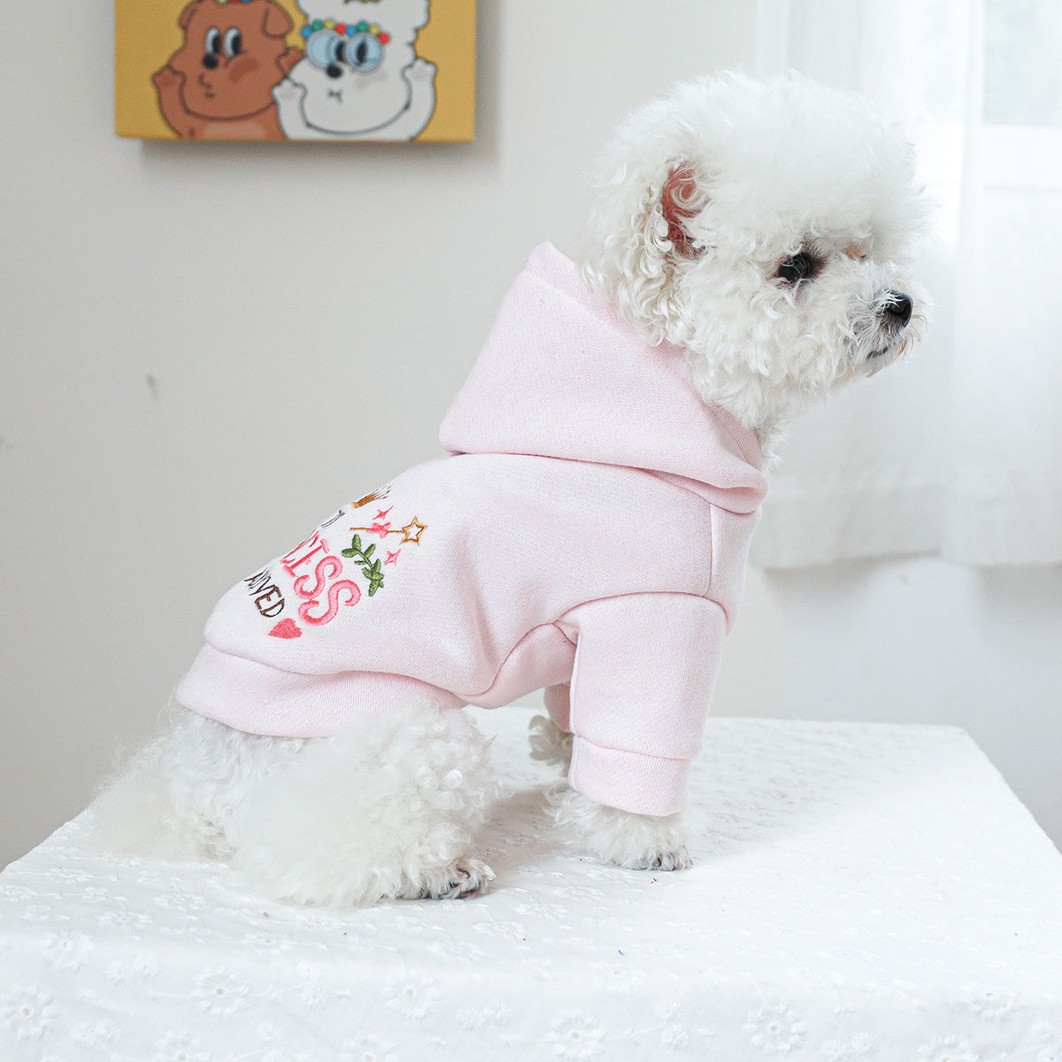 Pet Clothes Dog Cat Clothes Hooded Little Princess Sweater Purrfect Pawz