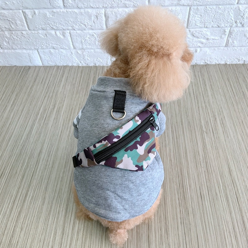 Autumn And Winter New Dog Sleeved Cotton Coat Two Feet Hoodie Pet Clothes Purrfect Pawz