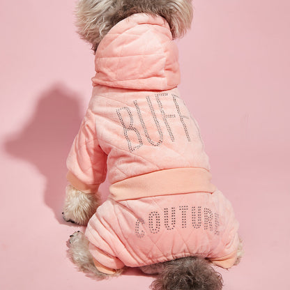 Pet Clothes Cat Dog Cotton-padded Jacket Four Legs Pants Purrfect Pawz