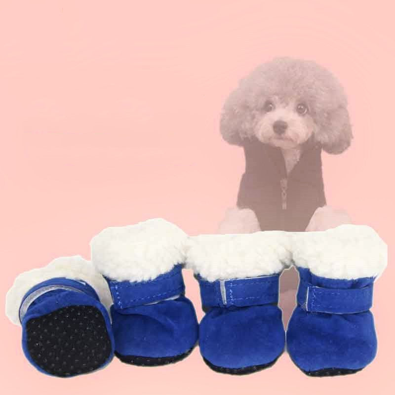 Waterproof Winter Dog Boots Socks Pet Dog Shoes Anti-slip Puppy Cat Rain Snow Booties Footwear For Small Dogs Purrfect Pawz