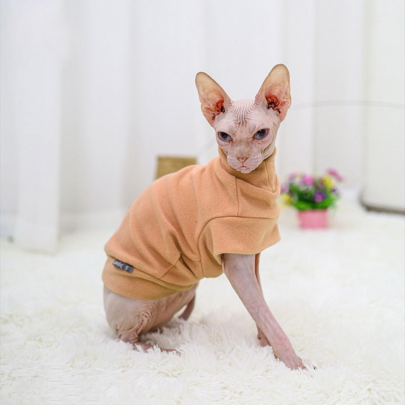 Simple Warm Pet Clothes For Hairless Cats Purrfect Pawz