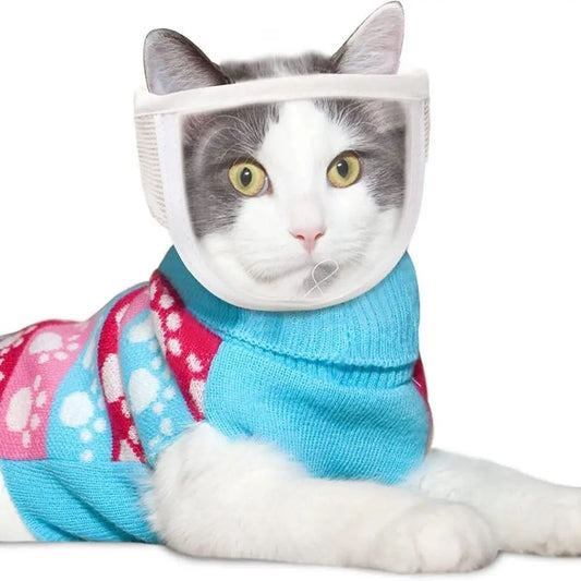 Anti Bite Puppy Kitten Muzzles Mask Pet Product Cat Muzzle Breathable Dogs Cats Bathing Grooming Tools Purrfect Pawz
