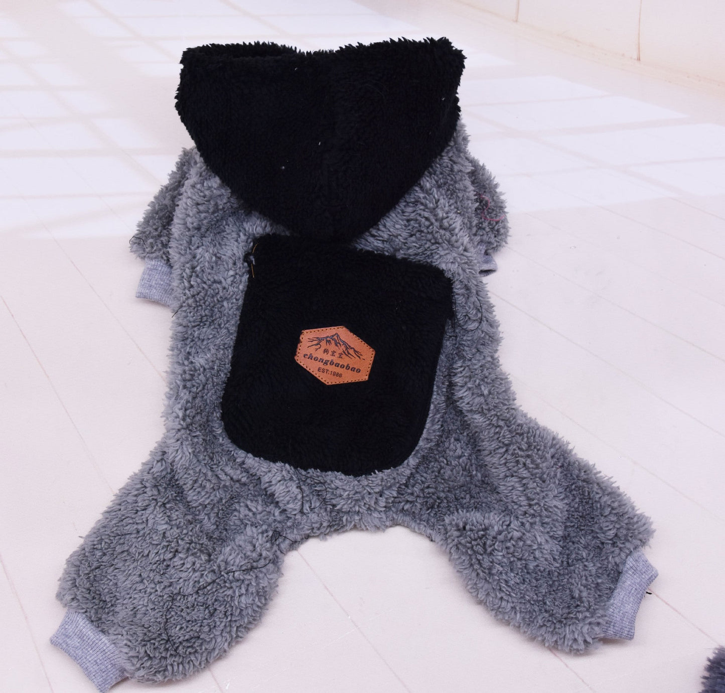 Plush Cotton Thickened Dog Clothes Cat Feet Casual Four Legged Clothes Purrfect Pawz