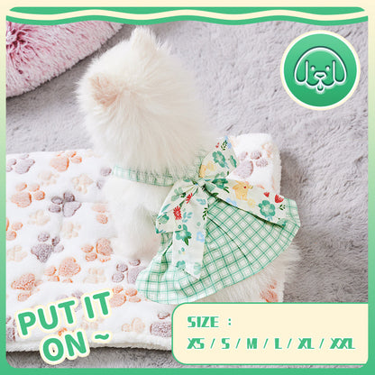 Summer Small Dog Clothes Pet Harness With Leash Puppy Dresses Cute Outdoor Clothing Pet Dress Puppy Chihuahua Costume Dog Item Purrfect Pawz