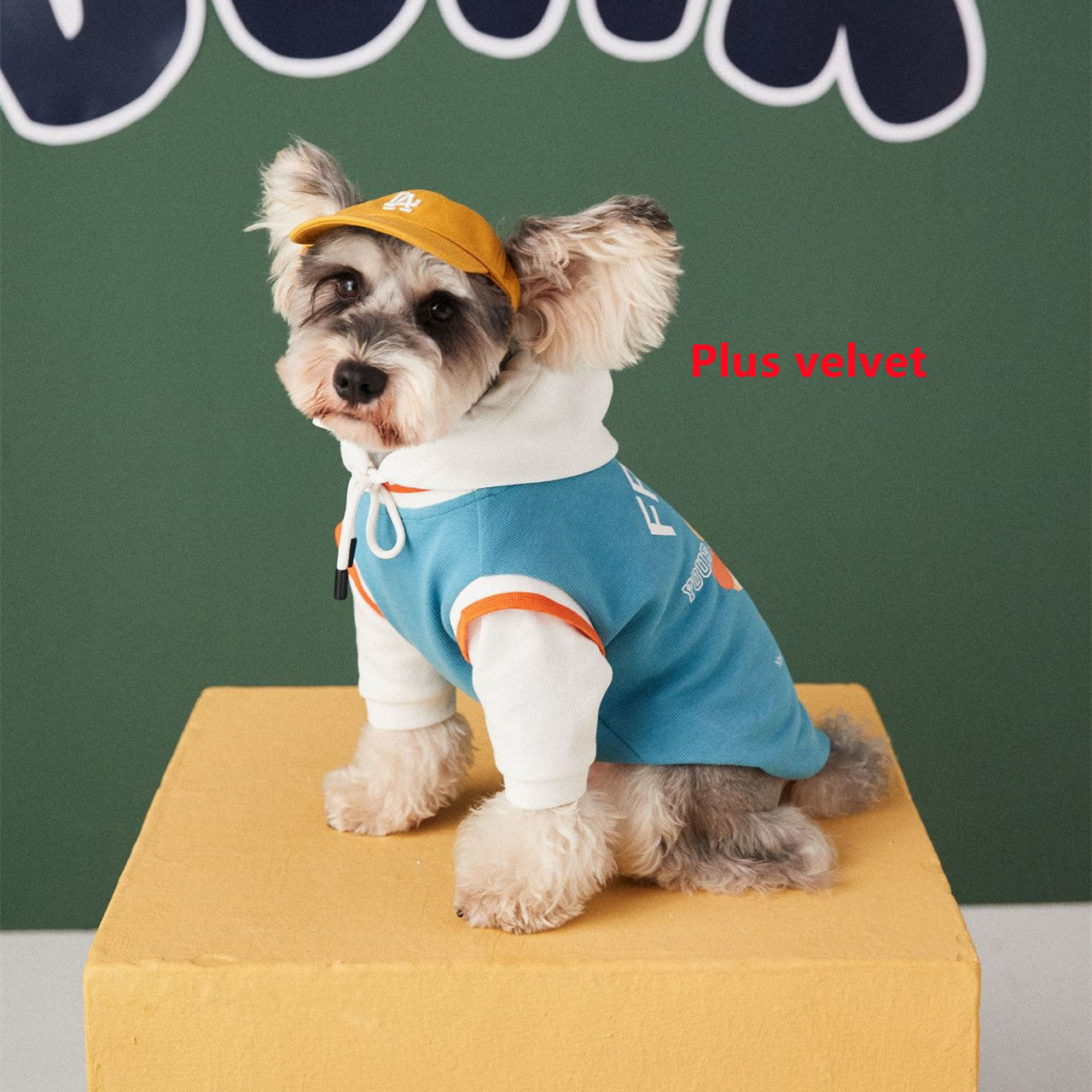 Dog Clothes Autumn And Winter Stitching Contrast Color Fake Two-piece Pet Sweater Purrfect Pawz