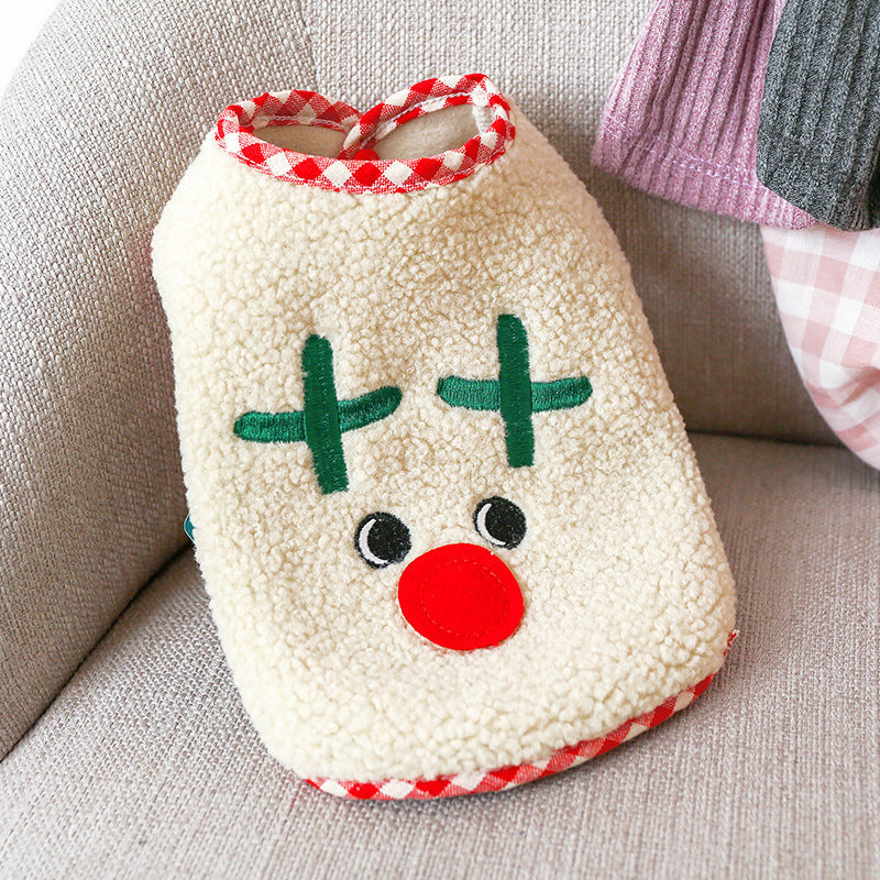 Lamb Wool Warm Cat Clothes Vest Dog Clothes Purrfect Pawz