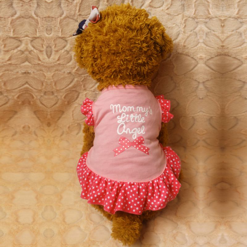 Small Dog Summer Dresses Vest Top Clothes Puppy Pet Dress Skirt Coat Apparel Pets Cats Dog Shirts Girl Purrfect Pawz