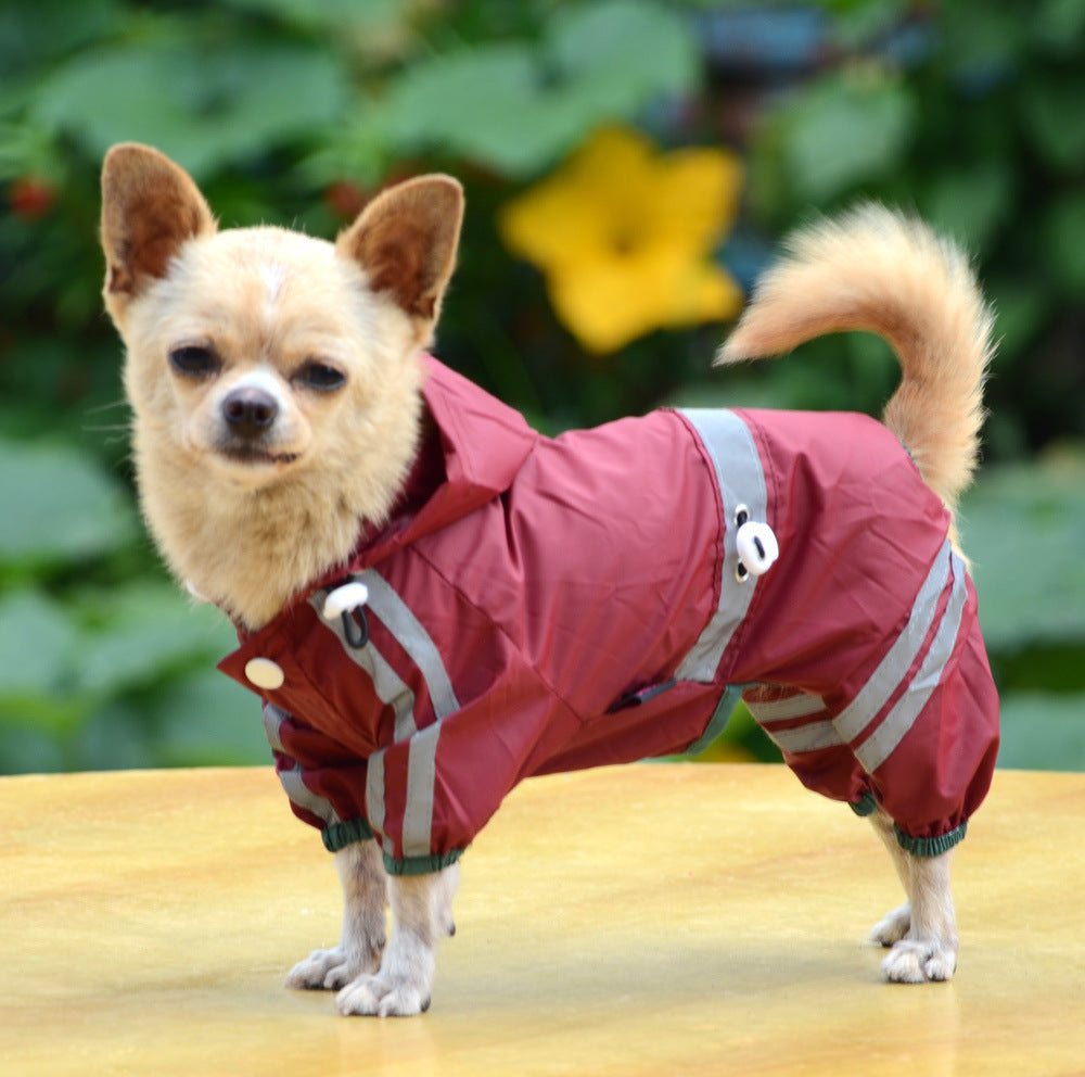 Waterproof Dog Cat Raincoat Clothes Reflective Hoodie XS-XXL Purrfect Pawz