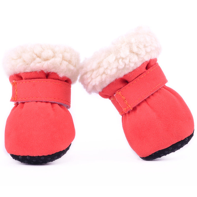 Waterproof Winter Dog Boots Socks Pet Dog Shoes Anti-slip Puppy Cat Rain Snow Booties Footwear For Small Dogs Purrfect Pawz