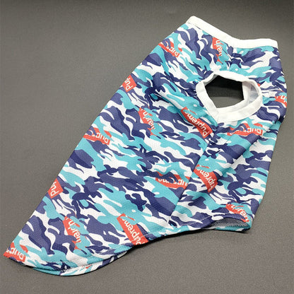 Spring And Summer Camouflage Dog Vest Clothes Purrfect Pawz