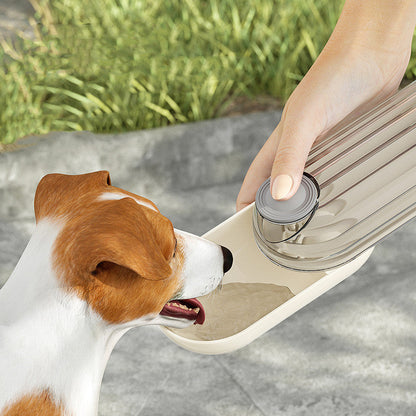 2 In 1 Pet Water Cup Segment Design Green Dog Walking Portable Drinking Cup Dog Feeding Supplies Pet Supplies Dog Walking Water Feeder Pets Products Purrfect Pawz