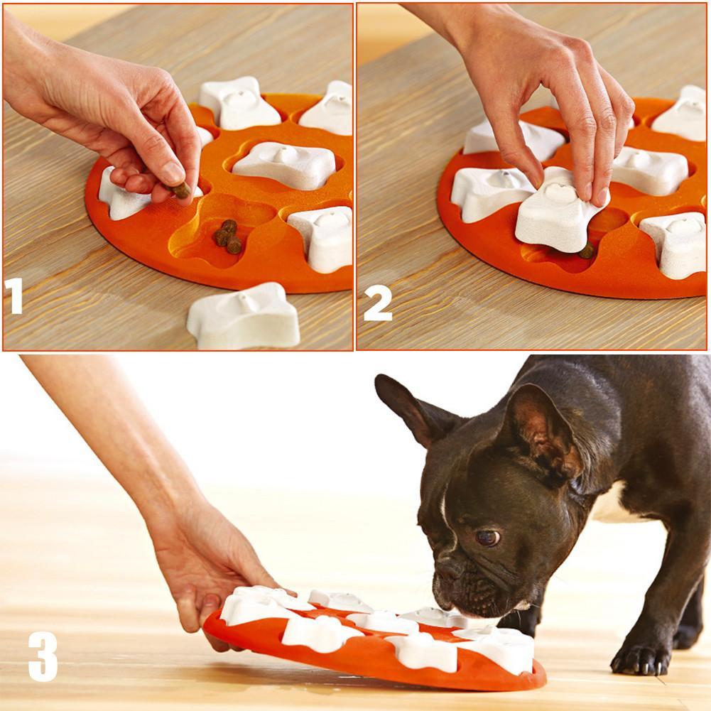 Dog Puzzle Toys Increase IQ Interactive Puppy Dog Food Dispenser Pet Dogs Training Games Feeder For Puppy Medium Dog Bowl Dog Puzzle Toys Increase IQ Interactive Puppy Dog Food Dispenser P Purrfect Pawz