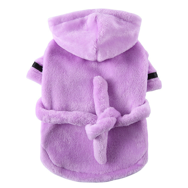 Pet Clothes Hotel Bath Towel Dog Cat Bathrobe Purrfect Pawz