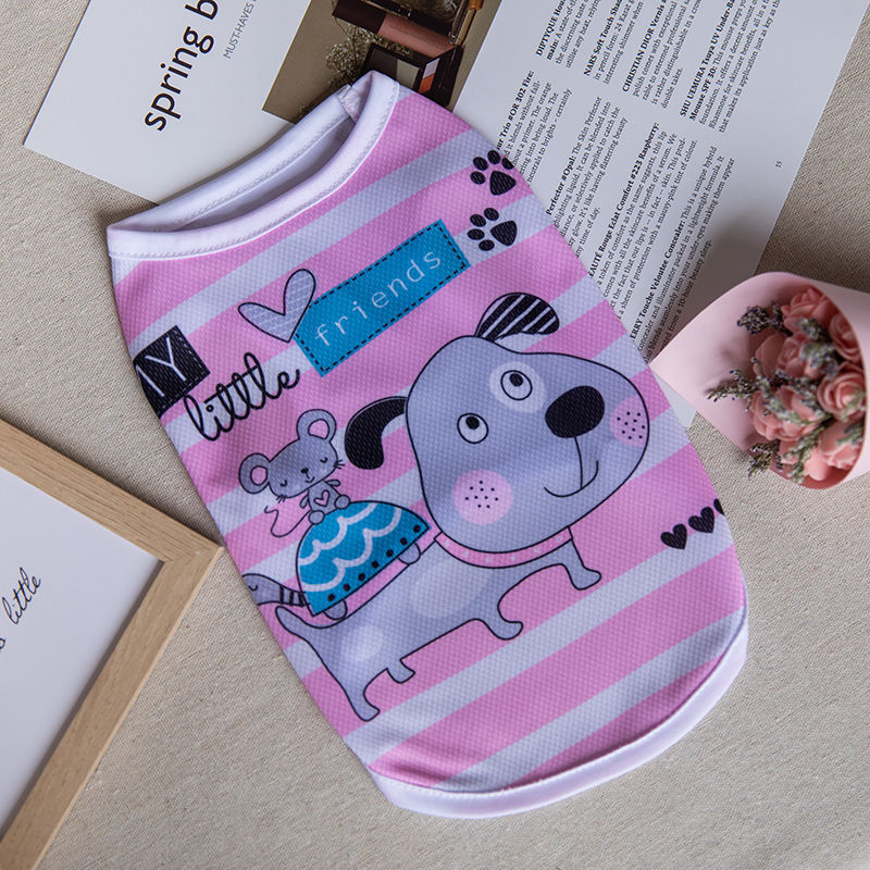 Small Dog Clothes Summer Thin Breathable Bichon Teddy Small Dog Summer Vest Rabbit Cat Purrfect Pawz