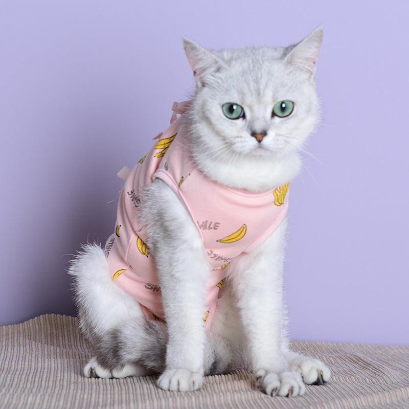 Anti-bite And Anti-licking Pet Clothes For Cats Sterilization After Surgery, Kitten Weaning Clothes Purrfect Pawz