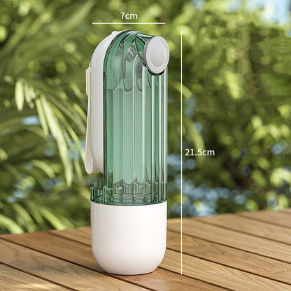 2 In 1 Pet Water Cup Segment Design Green Dog Walking Portable Drinking Cup Dog Feeding Supplies Pet Supplies Dog Walking Water Feeder Pets Products Purrfect Pawz