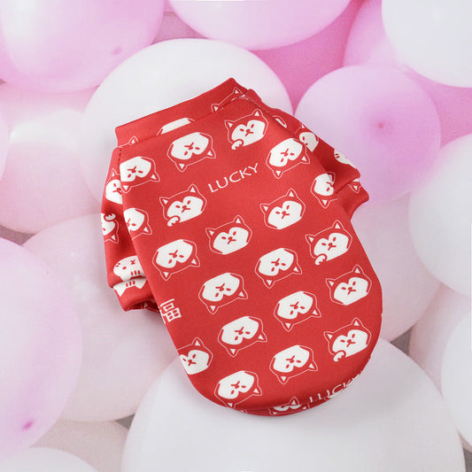 Dog Brushed Hoody New Year Cat Pet Warm Small Clothes Purrfect Pawz