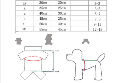 Pet Dog Cat Four-legged Clothes Purrfect Pawz