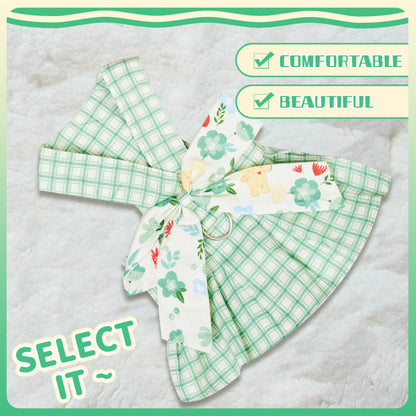Summer Small Dog Clothes Pet Harness With Leash Puppy Dresses Cute Outdoor Clothing Pet Dress Puppy Chihuahua Costume Dog Item Purrfect Pawz