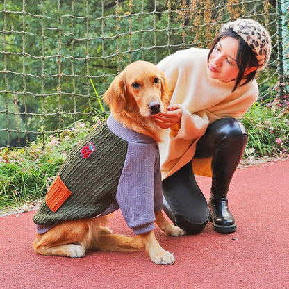 Winter warm golden retriever clothes Purrfect Pawz