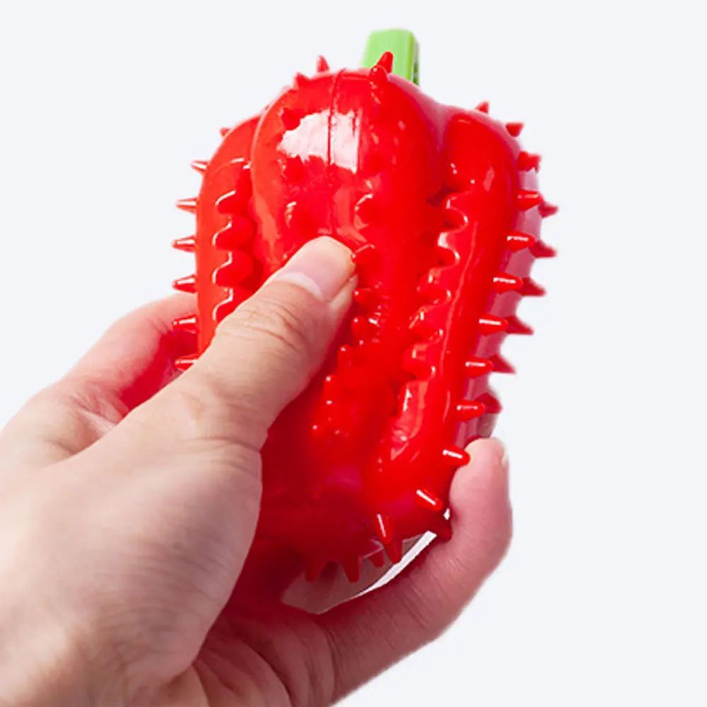 Interactive Dog Teething Chili Chewers Toy Interactive Toys Dog Toys Purrfect Pawz