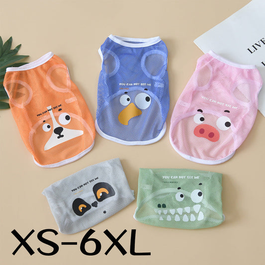 Dog Clothes Spring And Summer Cool Mesh Vest Purrfect Pawz