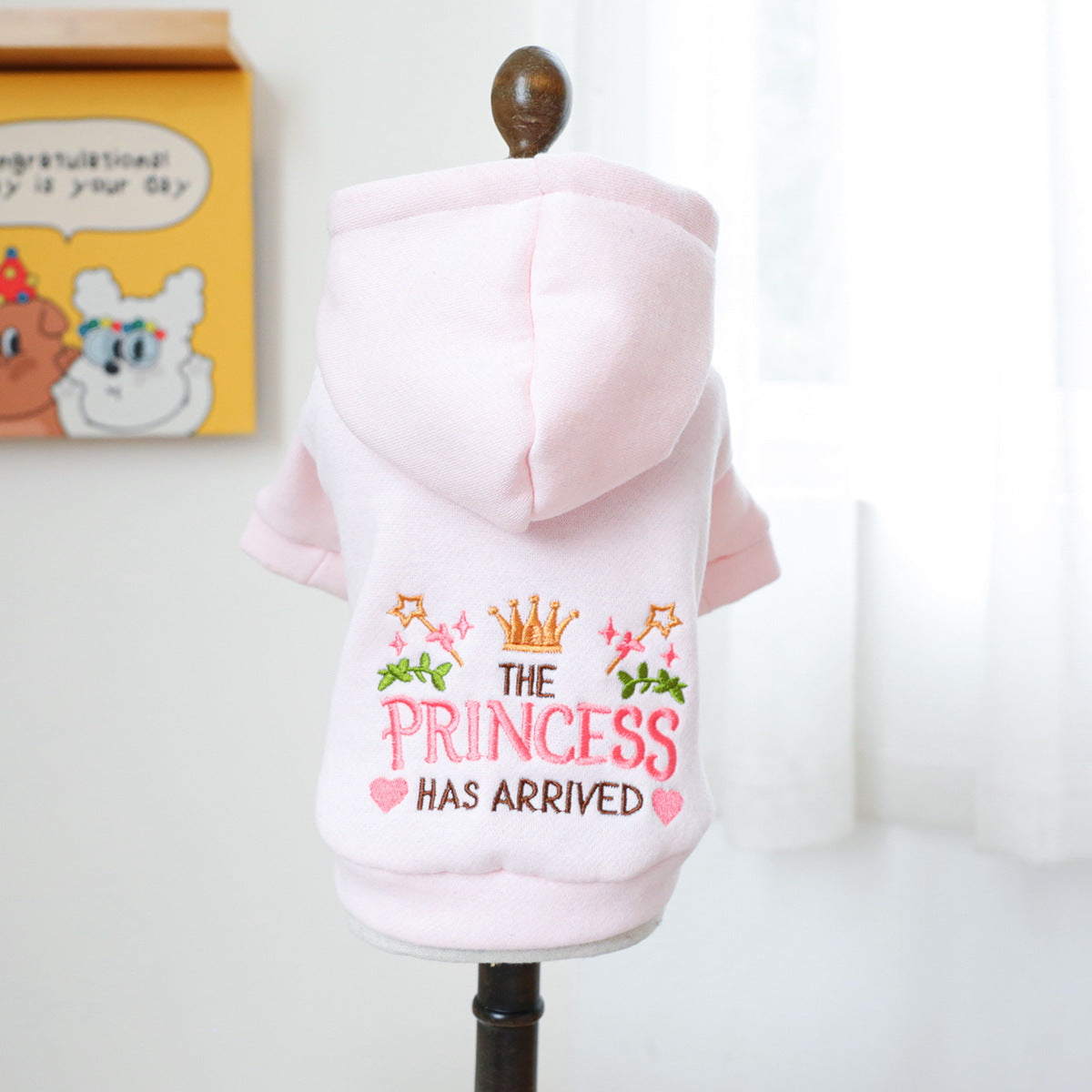 Pet Clothes Dog Cat Clothes Hooded Little Princess Sweater Purrfect Pawz