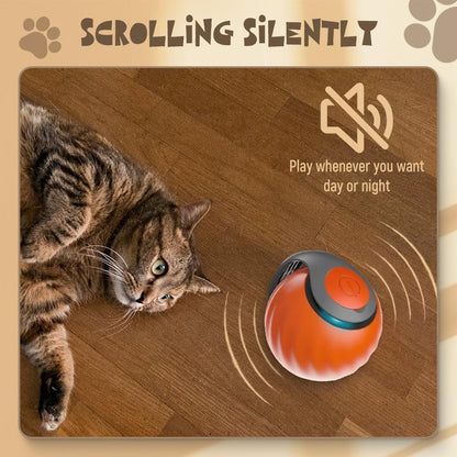 Interactive Cat Toys Balls For Indoor Cats Dogs Rolling Ball Motion Activate Rolling Ball With Touch Control Interactive Self Moving Balls Toys For Large Small Pets Purrfect Pawz