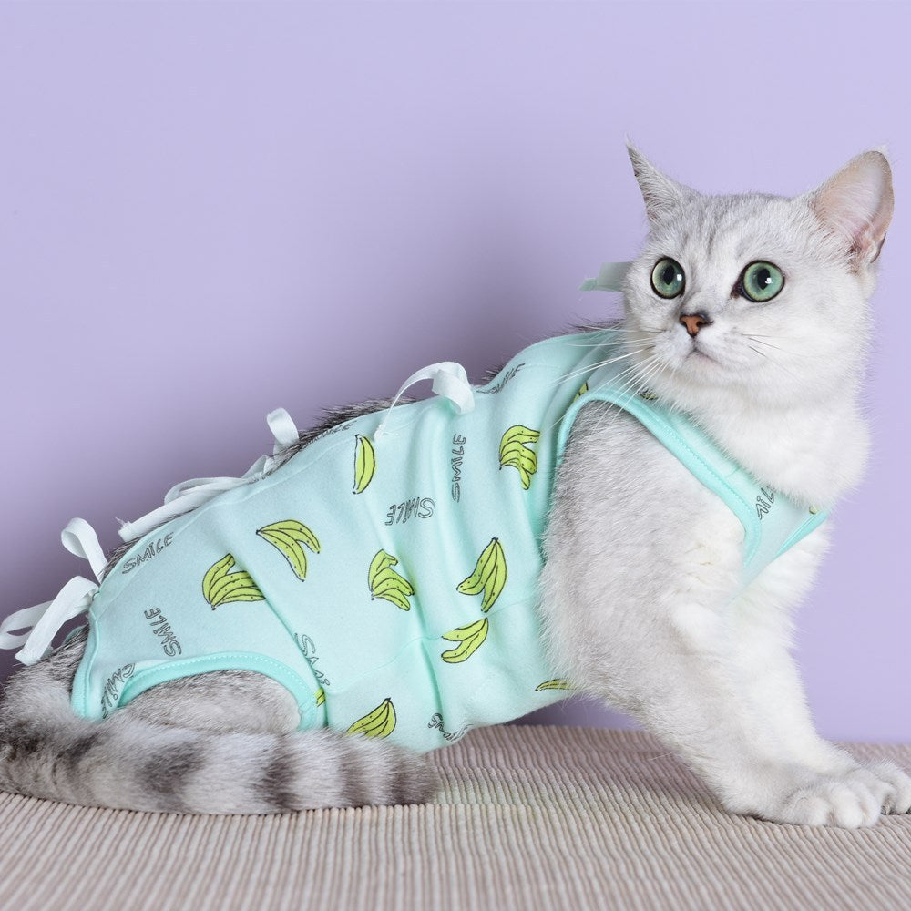 Anti-bite And Anti-licking Pet Clothes For Cats Sterilization After Surgery, Kitten Weaning Clothes Purrfect Pawz