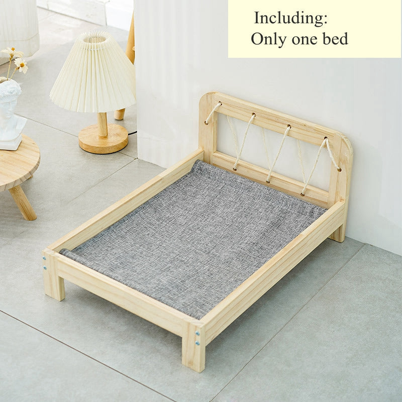 Solid Wood Cat Bed Small Dog Cat Litter Solid Wood Available Purrfect Pawz
