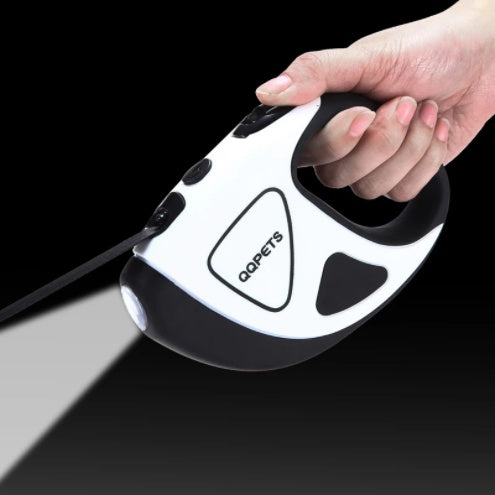 Pet Dog Automatic Retractable Fiber Leash Night Safety LED Shining Automatic Stretching Dog Hand Holding Rope Pet Supplies Purrfect Pawz