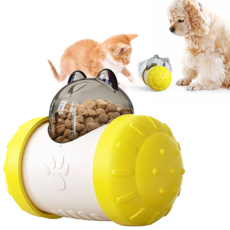 Pets Toys Dog Cat Leaking Food Ball Educational Interactive Toys Swing Bear Slow Food Ball Purrfect Pawz