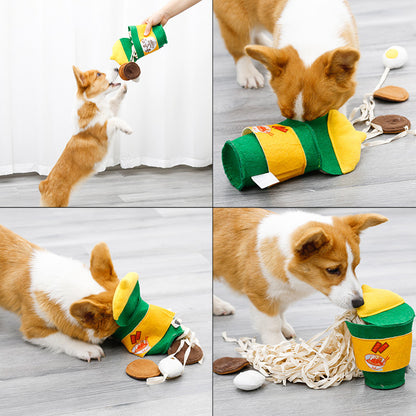 Instant Noodle Bucket Trains Dogs To Smell Slow Food Bowls Purrfect Pawz