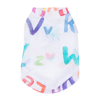 Cat Clothes Anti Hair Loss Cute VestBlue Purrfect Pawz