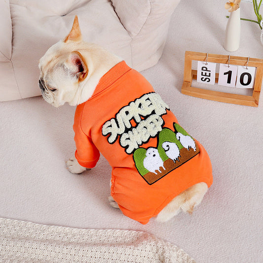 Pet Dog Winter Padded Thickened Four-legged Clothes Purrfect Pawz