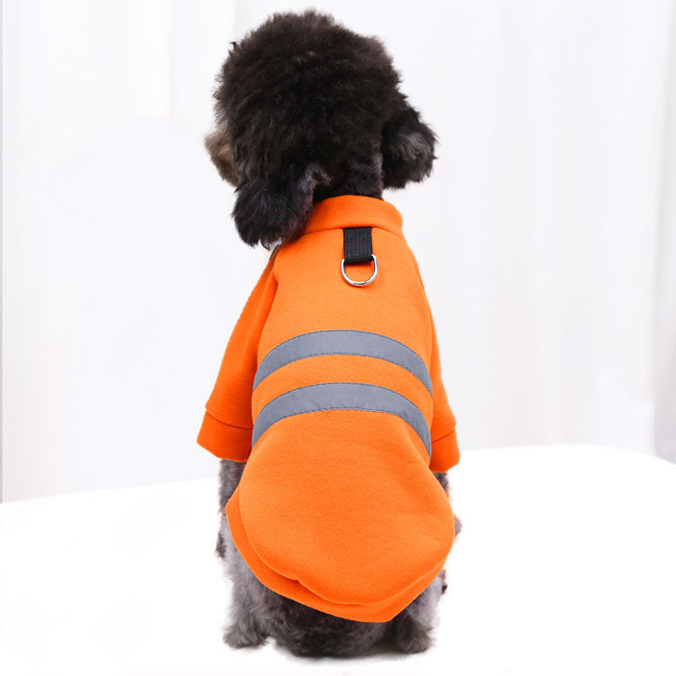 Tractionable Reflective Sweater Night Walking Dog Cat Pet Clothes Purrfect Pawz