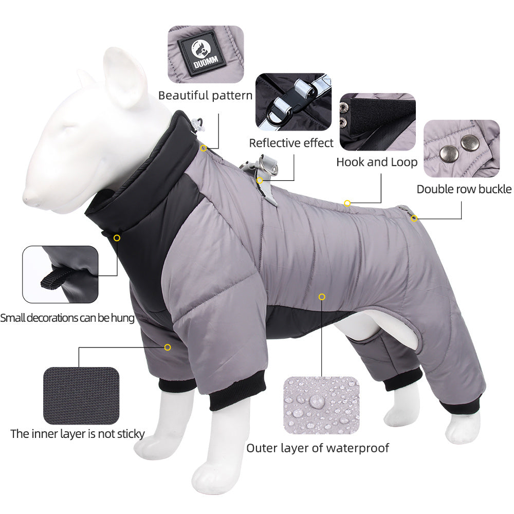 Small Medium-sized Winter Thicken Dog Clothes Purrfect Pawz