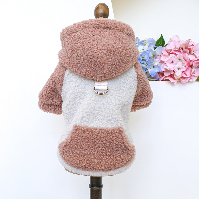 Lamb Fleece Traction Sweater Pet Clothes Purrfect Pawz
