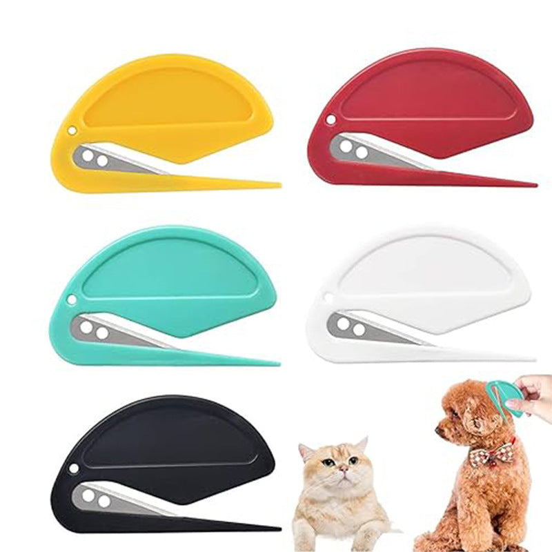 Pet Knotting Comb Effectively Painless Trim Hair Cat Hair Shedding Fur Knife Pet Comb Unknot Accessories Puppy M1F5 Purrfect Pawz