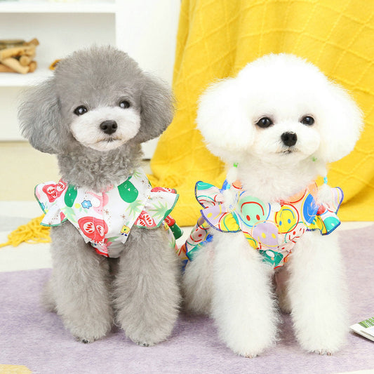 Cute Pet Clothes Teddy Bear Casual Style Series Skirt Purrfect Pawz