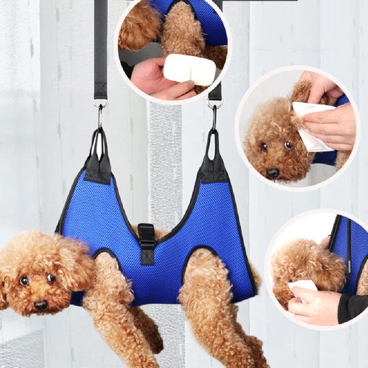 New Pet Cat Grooming Hammock Helper Cat Dog Hammock Dogs Repairing Nails In Beauty Hammock Restraint Bag Pet Accessories Purrfect Pawz