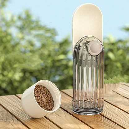 2 In 1 Pet Water Cup Segment Design Green Dog Walking Portable Drinking Cup Dog Feeding Supplies Pet Supplies Dog Walking Water Feeder Pets Products Purrfect Pawz
