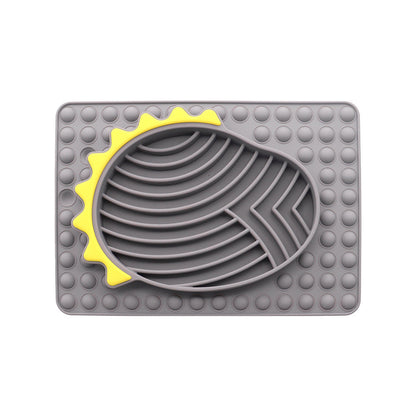 Slow Feeder Dog Bowls Stable Slow Feeder Licking Mat For Pets Slow Eating Smooth Texture Lick Pad For Pet Dog Puppy Cat Kitten Purrfect Pawz