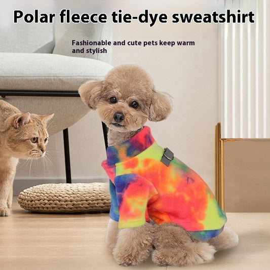 Tie Dye Puppy Clothes Autumn And Winter Purrfect Pawz