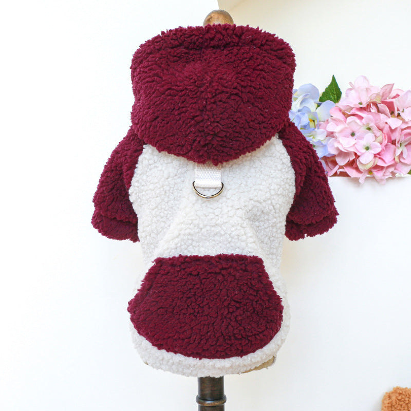 Lamb Fleece Traction Sweater Pet Clothes Purrfect Pawz